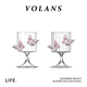 VOLANS·Dance·杯具ins蝴蝶浮雕玻璃杯高顏值飲料杯香檳杯 | 【輕舞】立體蝴蝶杯-光面款+條紋