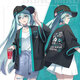 初音未來衣服短袖miku痛衣羽織動漫二次元衍生服男T恤青少年cos夏 3羽織【可來圖定制】 2XL