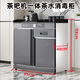 梵威包廂茶吧機一體茶水柜消毒柜熱風(fēng)烘干商用辦公室燒水壺餐飲店帶抽屜飯店餐邊柜家用茶杯餐具消毒柜 850黑色觸摸屏帶燒水壺 紅外線(xiàn)+臭氧消毒
