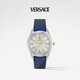范思哲（VERSACE）瑞士手表男士夜光石英表生日禮物送男友VE6A00123-42MM藍白