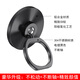 艾思為手機背貼支架高品質(zhì)金屬指環(huán)扣高檔男個性創(chuàng)意通用女手指手機架手機殼的不銹鋼手機扣粘貼式指扣環(huán) 【豪華升級不銹鋼軸】不松動不斷軸-精致黑