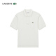 LACOSTE法國鱷魚(yú)男裝時(shí)尚休閑縫線(xiàn)飾邊純棉短袖Polo衫|PH7801 70V/米白色 M 4 175