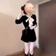 燕潯2025新款百搭風(fēng)黑色連衣裙子女秋冬季高級(jí)感氣質(zhì)收腰短裙 套裝 L