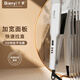 千藝QY-1016液晶顯示加寬直卷兩用內扣直發(fā)夾板美發(fā)造型直板夾沙龍理發(fā)店家用直發(fā)器 七夕禮物送女生 炫酷白 43mm 直板夾