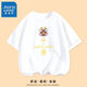 真維斯兒童新年親子裝2026年國潮純棉T恤一家三口短袖馬年新款T恤上衣 【棉Hia短袖fuHay】ji39 170 (M)