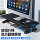 Eary單手升降顯示器增高架臺(tái)式電腦支架桌面可調(diào)節(jié)筆記本屏幕墊高加高辦公室底座置物架帶hub擴(kuò)展塢USB 紳士黑-標(biāo)準(zhǔn)版【旋鈕升降|單手調(diào)節(jié)】帶手機(jī)同屏支架