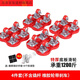 維諾亞搬家神器重物移動萬向輪滑輪移挪床家電家具柜子搬運(yùn)帶剎車通用型 紅色尼龍剎車萬向輪4件套1200斤