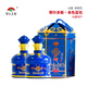 鄂爾多斯42度 本色藍(lán)包 清香型 白酒 草原白酒 特色 禮品 節(jié)日 內(nèi)蒙古 42度 500mL 2瓶 （手提袋1個(gè)） 42度