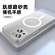 宋兵甲（ZOBIG）蘋果15手機殼防摔超薄iphone15手機保護殼磁吸充電微磨砂微透明帶鏡頭保護膜支持Magsafe輕奢簡約 蘋果15【磁吸+鏡頭膜+膚感微磨砂】微透白色