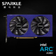 撼與SPARKLE撼與科技 雙星系列游戲顯卡 Intel Arc A380 TWIN 雙槽雙風(fēng)扇 6GD6