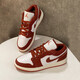 耐克（NIKE）【潮】女鞋AJ1新款Air Jordan1 Low低幫運動輕便防滑休閑籃球鞋子 FJ3465-160 白紅 36.5 GS