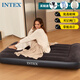 INTEX64141單人內(nèi)置枕頭充氣床墊家用戶外車載帳篷墊折疊床含電泵