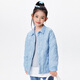 MiniPeace太平鳥(niǎo)童裝秋冬女童羽絨服F2ACD4A03 藍色 120 cm