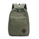 耐磨帆布雙肩包男女背包小學(xué)生初高中生書(shū)包韓版男士旅行包電腦包 8815款軍綠色