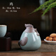 竹暄創(chuàng  )意生肖茶寵可養茶藝個(gè)性可愛(ài)陶瓷茶寵擺件整套陶瓷十二生肖動(dòng)物 陶瓷十二生肖新款-雞