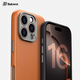balueus蘋果16ProMax手機殼iPhone16Pro新款15真皮保護套Magsafe磁吸por金屬鏡頭全包防摔外殼pm 升級款-合金鏡頭【棕色】進口真皮 iPhone 16 Pro Max