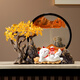 歐梵普（oufanpu）新中式招財(cái)貓發(fā)財(cái)樹擺件喬遷新店開業(yè)禮物辦公室客廳玄關(guān)流沙裝飾 白棕金山發(fā)財(cái)樹招財(cái)貓-背靠金山 【招財(cái)進(jìn)寶-躺贏招財(cái)貓】