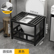 RNGIG馬桶坐便改蹲便蹲坑神器坐廁變蹲廁蹲馬桶凳腳凳腳踩蹲便器坑式架 圓弧款【加穩固】黑色蹲凳防滑墊