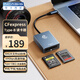 阿卡西斯Type-C3.2讀卡器CFexpress Type B存儲卡10Gbps相機讀卡器適用蘋(píng)果15/mac筆記本/iPad讀取CR-3001