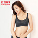 紅豆居家【25年春夏新品】嬰兒綿真絲養護型無(wú)鋼圈聚攏文胸 墨藍色  80B