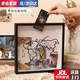 語(yǔ)森憶票根收納相框擺臺(tái)演唱會(huì)門(mén)票火車票電影票機(jī)票明信片收藏展示架 黑色 29cm*29cm