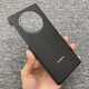 適用于華為matex5手機殼折疊屏單后殼素皮防摔保護套matex3典藏版商務(wù)半包邊框皮質(zhì)外殼 素皮半包邊【黑】 華為MateX5