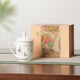 華光陶瓷骨瓷茶杯蓋杯新中式會(huì )客泡茶杯高檔辦公水杯送禮江上漁者單杯