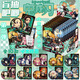 動(dòng)漫游戲周邊盲盒 吧唧75mmPET雙閃徽章動(dòng)漫主題胸章馬口鐵谷子 鬼滅之刃(必出隱藏徽章+閃卡) 一盒(10個(gè)75mm)