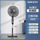 奧克斯經(jīng)典節(jié)能電風(fēng)扇家用循環(huán)扇搖頭大風(fēng)力遠(yuǎn)風(fēng)客廳宿舍遙控定時(shí)落地扇 16英寸機(jī)械【廣角搖頭三擋可調(diào)】