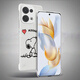 MOWEISIopporeno13pro手機(jī)殼磨砂手機(jī)外殼opporeno13無邊框手機(jī)殼散熱透氣保護(hù)套彩繪卡通硬殼磨砂外殼新 狗狗 oppo reno13