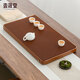 壹晟堂德國電木茶盤(pán)帶排水高密度32支家用高檔簡(jiǎn)約整板茶臺功夫茶具托盤(pán) 黃金料電木茶盤(pán)60*30cm