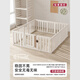 邁邁寶貝MAIMAIBABY寶寶游戲圍欄嬰兒防護欄地上安全爬爬墊專(zhuān)用一體兒童客廳加高玩耍 單圍欄1.8*2.0m【可變收納架/衣簍】