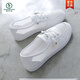 啄木鳥(niǎo)2026年春夏季淺口小白女鞋透氣薄款板鞋白鞋新款休閑百搭單鞋 108網(wǎng)面白色 37
