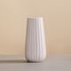 枔北 陶瓷花瓶花藝裝飾擺件 日式輕奢高級感插花水養瓷器客廳裝飾品 思萱白色小號花瓶(高約20厘米) 尺寸參考詳情