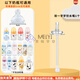 NUK通用NUK吸管配件寬口徑奶瓶奶嘴鴨嘴貝重力球Pigeon第三代直飲 【吮吸】雙一字吸嘴1個(gè)+重力球
