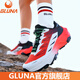 GLUNA哥魯納越野冠軍同款防潑水越野跑鞋防滑跑山鞋減震運動(dòng)登山鞋男女 霞光紅【全地形專(zhuān)業(yè)越野跑鞋】 42