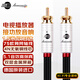 JIB 數(shù)字同軸音頻線 發(fā)燒級(jí)RCA蓮花公對(duì)公 Coaxial 電視CD解碼功放有源音箱低音炮連接線BB-102-1.5米