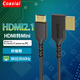 Coaxial 纖細軟Mini Micro 轉彎頭HDMI2.1連接線(xiàn)細線(xiàn)8K高清相機電視顯示器線(xiàn) Mini HDMI 轉彎頭HDMI2.1 1.5米