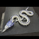詩瀅新款3d打印哪吒鬧海敖丙龍王全身彩彩虹手辦模型室內(nèi)擺件玩具 3D打印材料  高精細質(zhì)量 敖丙可動鉸鏈龍【全彩上色30cm】