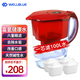 藍(lán)盾 凈水器家用富氫堿性濾水壺自來水龍頭過濾器飲水機(jī)直飲杯軟濾芯一體套式廚房純臺上式桌面不插電 【一芯可用8周】水壺*1+濾芯*4