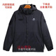 際華通瑞沖鋒衣 23式三合一帶標 三防帶全套魔術(shù)貼兩件套男女同款外套 黑色（不帶標） 2xl  身高170-175體重145-160