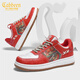 CABBEEN卡賓休閑鞋男鞋夏季龍年本命年紅色鞋子男士百搭平底板鞋男潮鞋 紅色 【龍年限定】 39