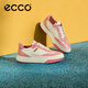 愛步（ECCO）25年新款平底鞋女 倪妮同款牛皮板鞋系帶休閑運(yùn)動(dòng)鞋 街頭272803 白色/玫紅色/裸粉色27280361197 37