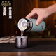 德梵蒂景德鎮(zhèn)陶瓷內(nèi)膽保溫杯雙層帶蓋陶瓷過濾網(wǎng)便捷泡茶杯男女士禮品杯 白色 280ML