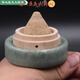 漢醫(yī)炁曰艾塔隔熱艾灸神器艾絨錐形艾坨專用隔物灸隔姜灸肚臍灸 【1個玉石+1個木托+1個鐵網(wǎng)】