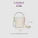 CAVANA女包 紐約輕奢波士頓桶包BOSTON BUCKET單肩斜挎包生日禮物送女生 奶昔白