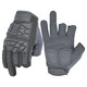 Seibertron賽伯坦戰術(shù)手套露三指半指全指戶(hù)外防割防刺摩托車(chē)騎行夏冬季男女 TTFIG【灰色】露三指 L【參考鞋碼：41-42】