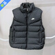 耐克（NIKE）羽絨馬甲女裝冬季新款保暖運動(dòng)運動(dòng)背心休閑夾克棉服上衣 DQ6897-010黑色 S