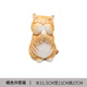 匯冠創(chuàng)意可愛手工貓咪家居擺件客廳桌面?zhèn)€性臥室裝飾品禮物仿真動(dòng)物 橘色許愿貓
