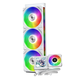鈦游T360PRO 一體式CPU水冷散熱器 2.73吋LCD液晶屏 多平臺支持 ARGB光效 內存散熱 T360PRO白色